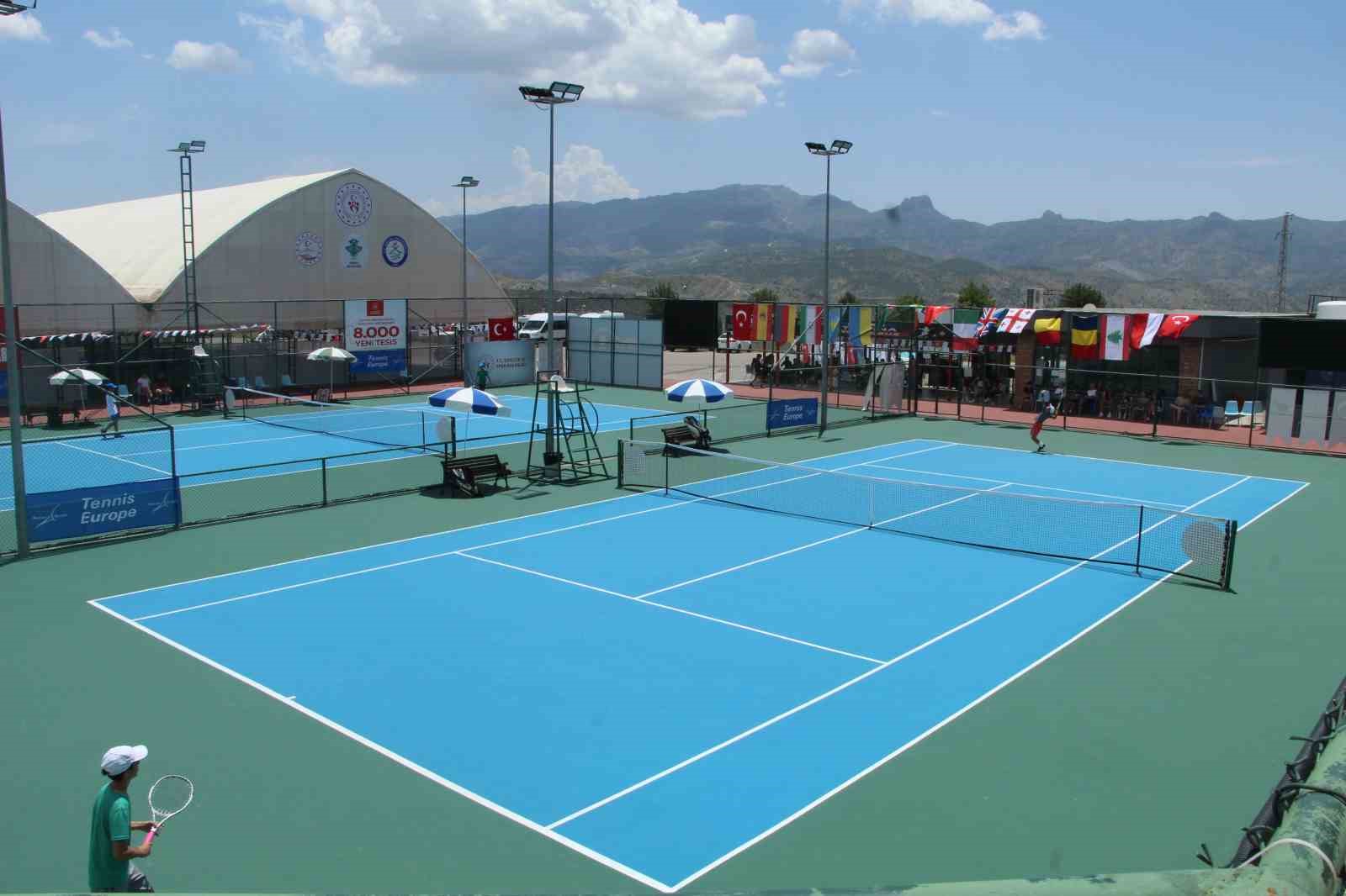 3. Uluslararası Cudi Cup Tenis Turnuvası “Cudi ve Gabar” kortlarında devam ediyor