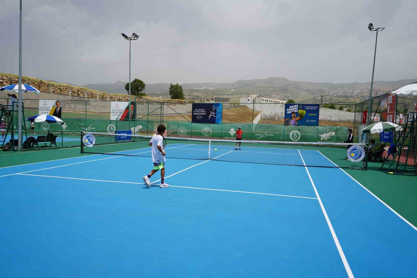 3. Uluslararası Cudi Cup Tenis Turnuvası sona erdi