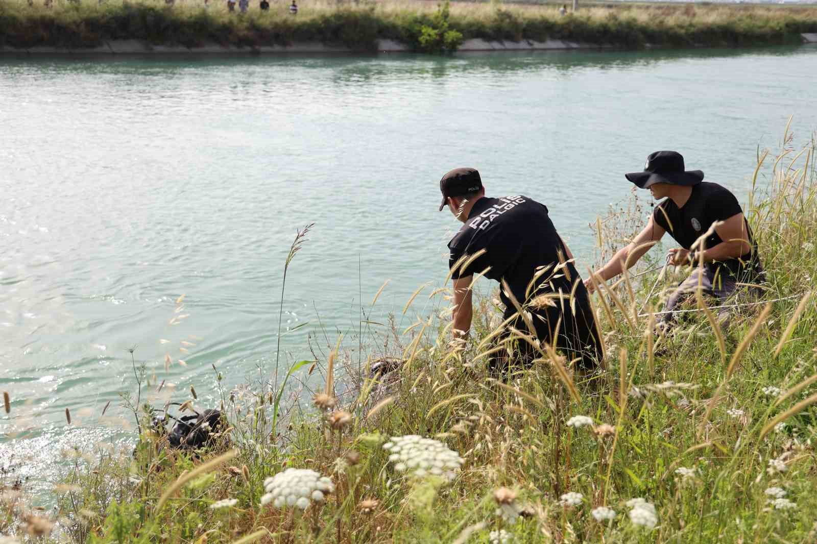 Adana’da serinlemek için sulama kanalına giren genç kayboldu