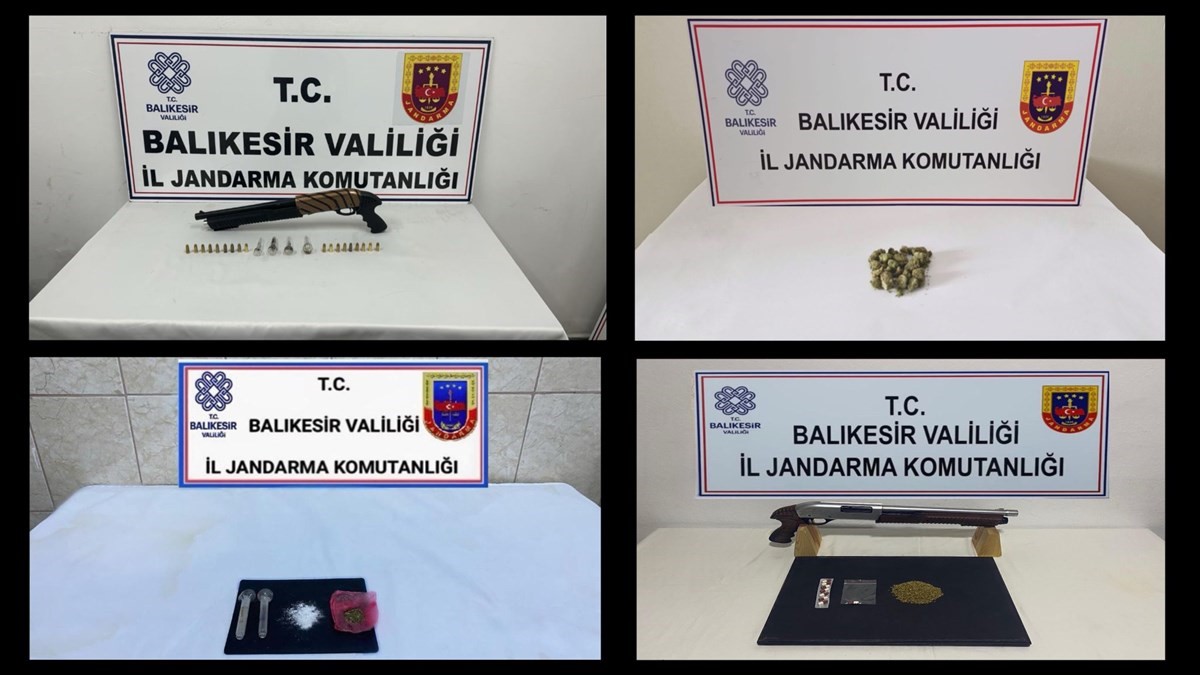 Balıkesir’de uyuşturucu operasyonu 7 gözaltı