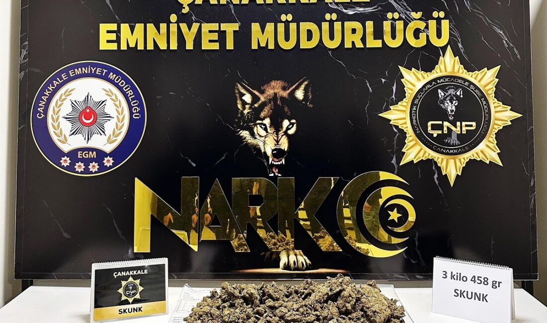 ÇANAKKALE’DE NARKOTİK SUÇLARLA MÜCADELE