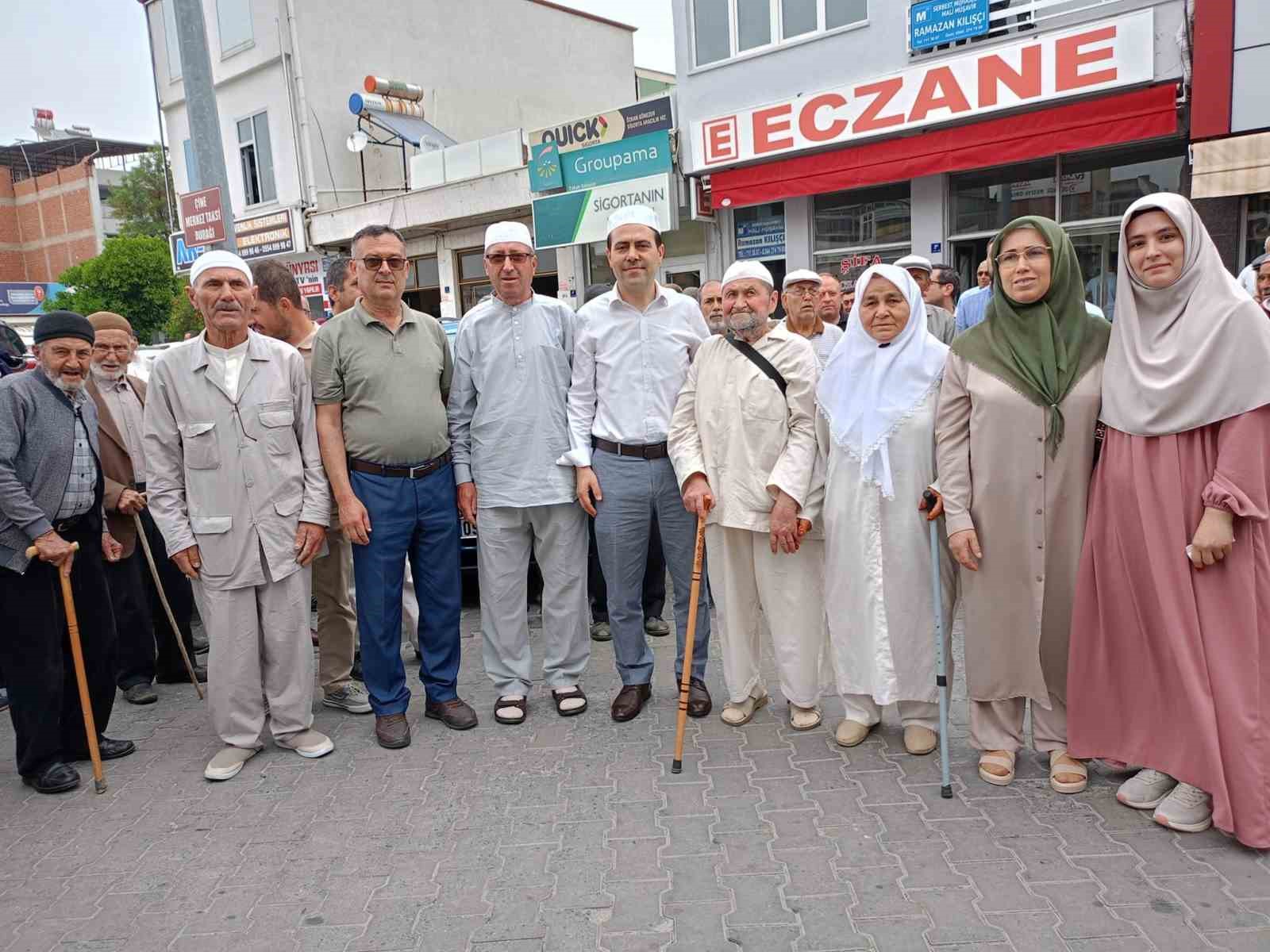 Çineli hacı adayları kutsal topraklara uğurlandı