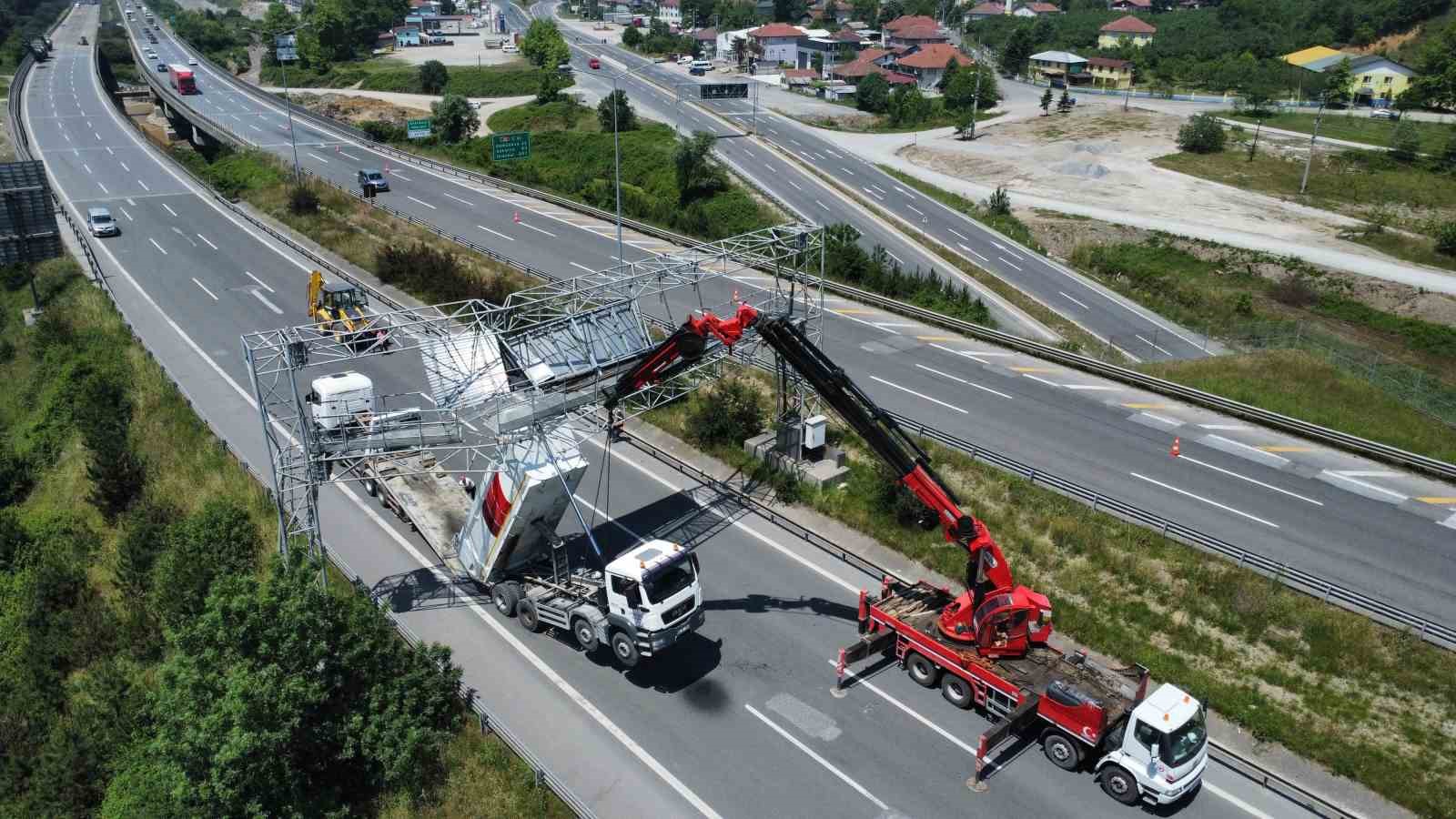 Damperi açık kalınca havada askıda kaldı