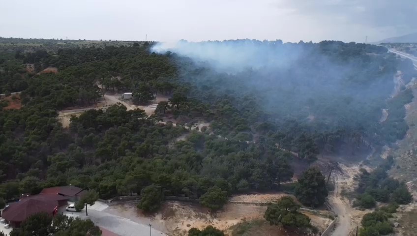 Denizli’de piknik ateşi yangına yol açtı