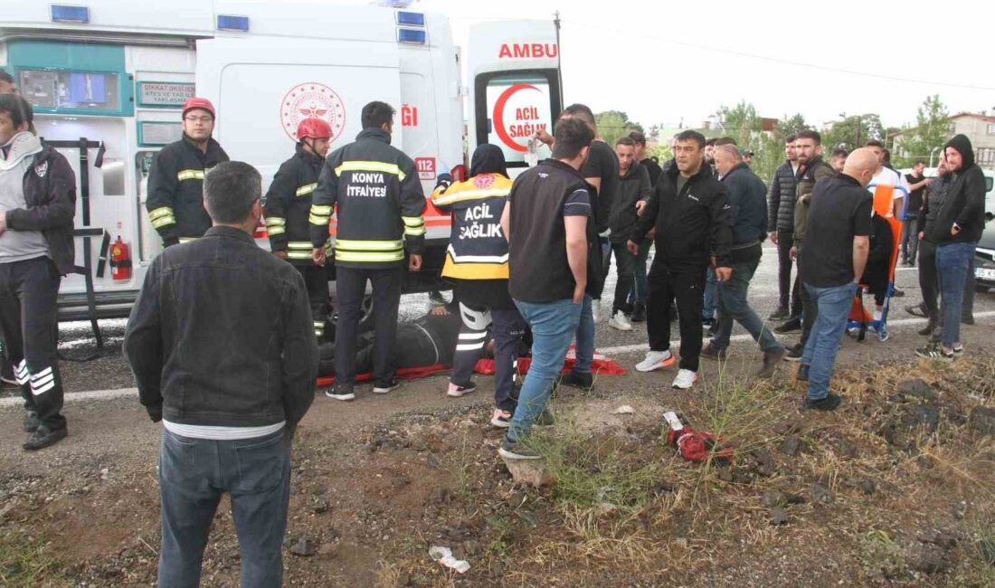 KONYA’NIN BEYŞEHİR İLÇESİNDE DEVRİLEREK