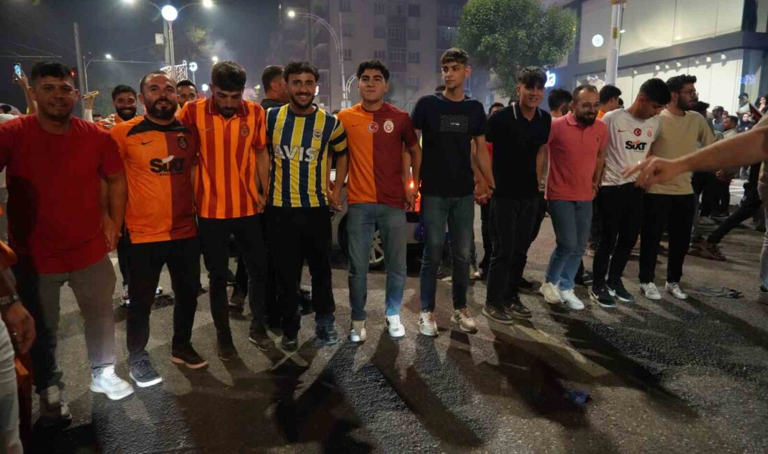 GALATASARAY’IN ŞAMPİYONLUĞU ŞANLIURFA’DA COŞKUYLA