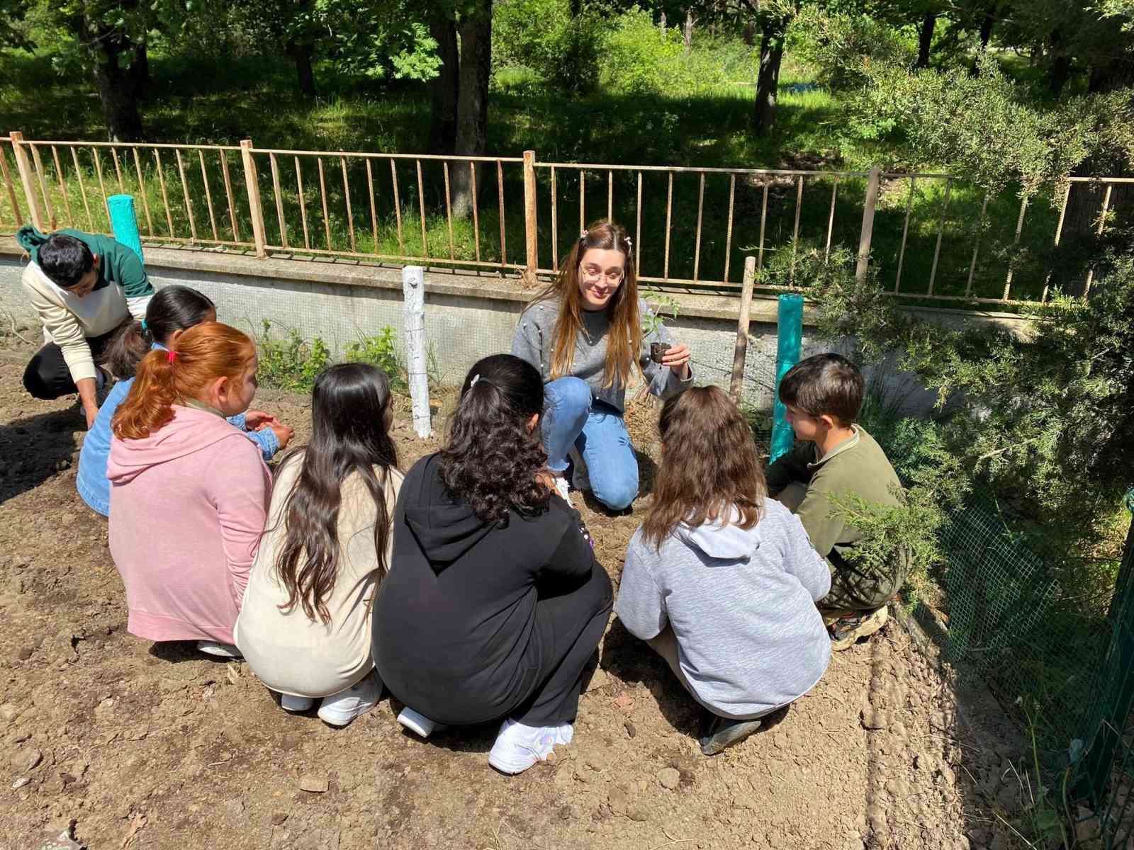 İğneada’da fideler toprakla buluştu, ortaya renkli görüntüler çıktı