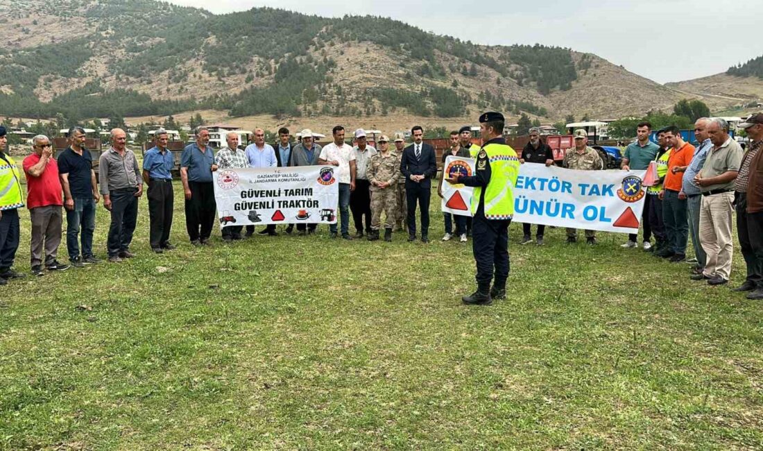 JANDARMADAN TRAKTÖR SÜRÜCÜLERİNE GÜVENLİ