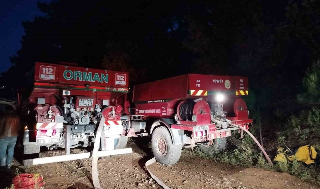 BALIKESİR’İN EDREMİT İLÇESİ’NDE KAZDAĞLARI’NDA