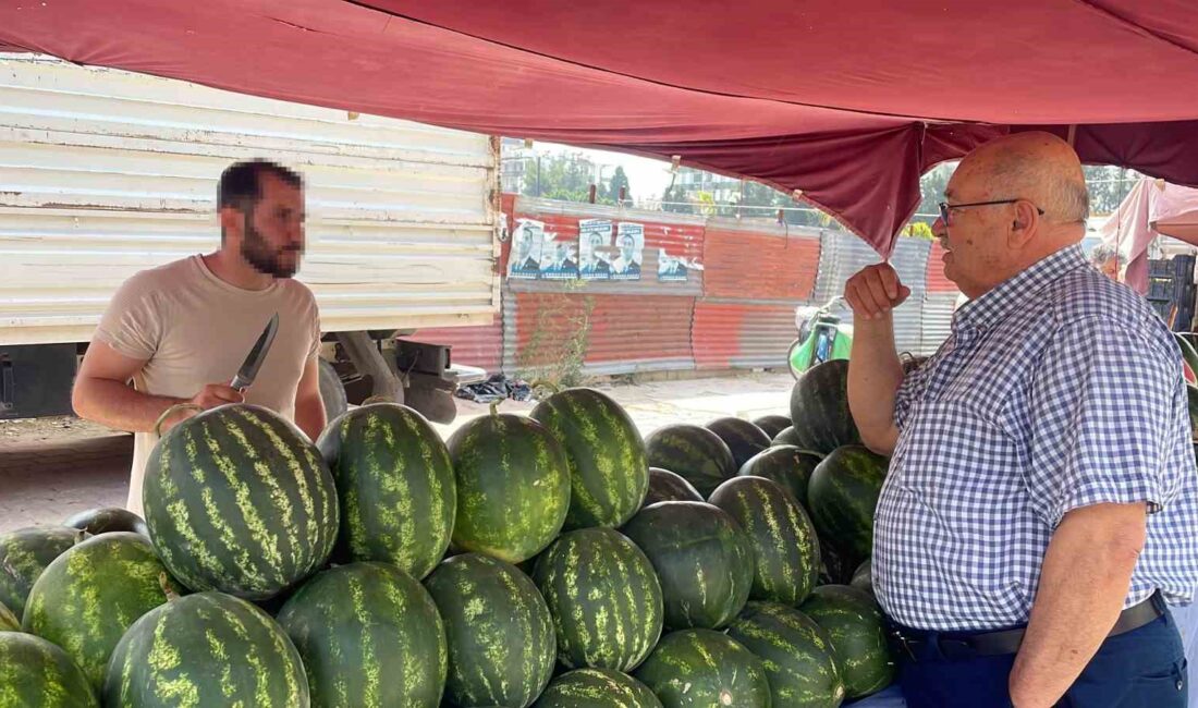 ADANA'DA KELEK KARPUZUN "AYIPLI