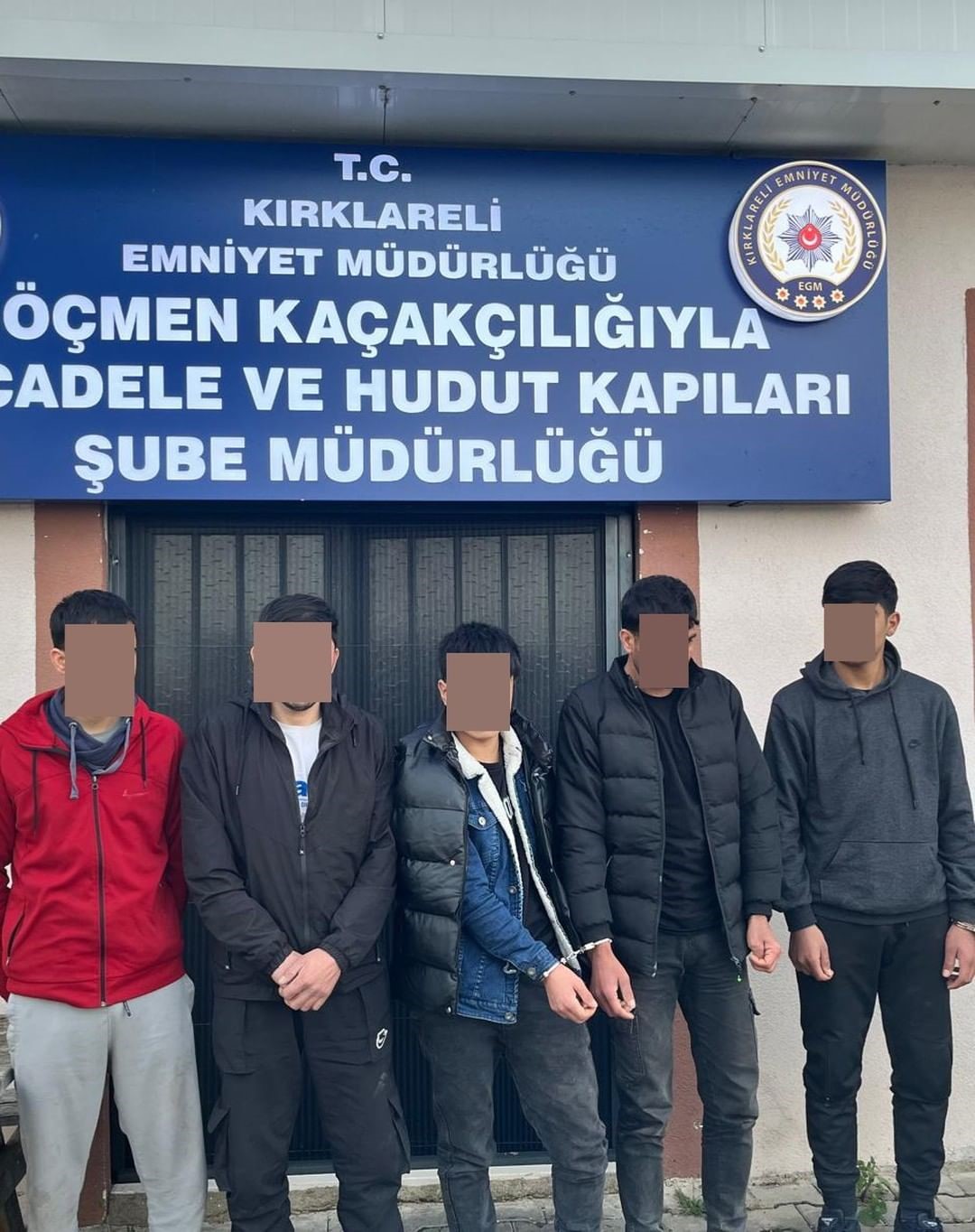 Kırklareli’nde 6 kaçak göçmen yakalandı, 4 şüpheli gözaltına alındı