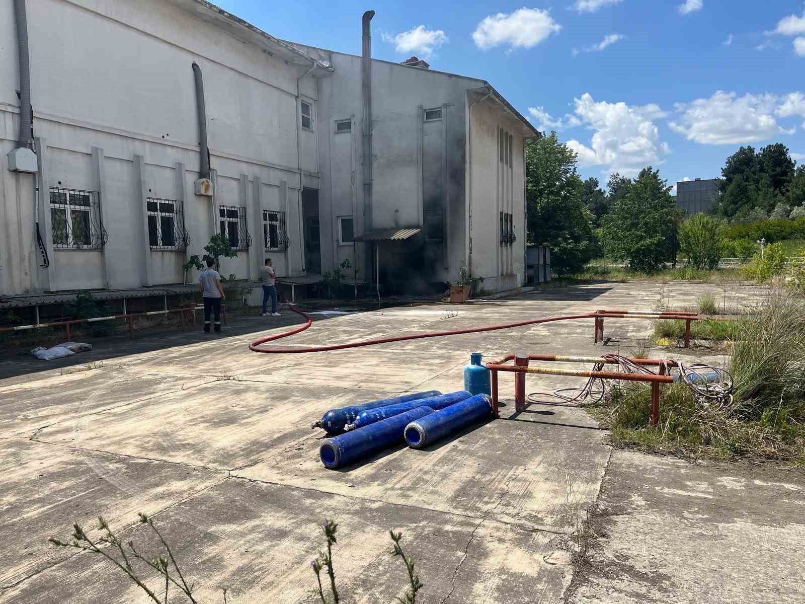 Lüleburgaz Eski Devlet Hastanesi’nde patlama