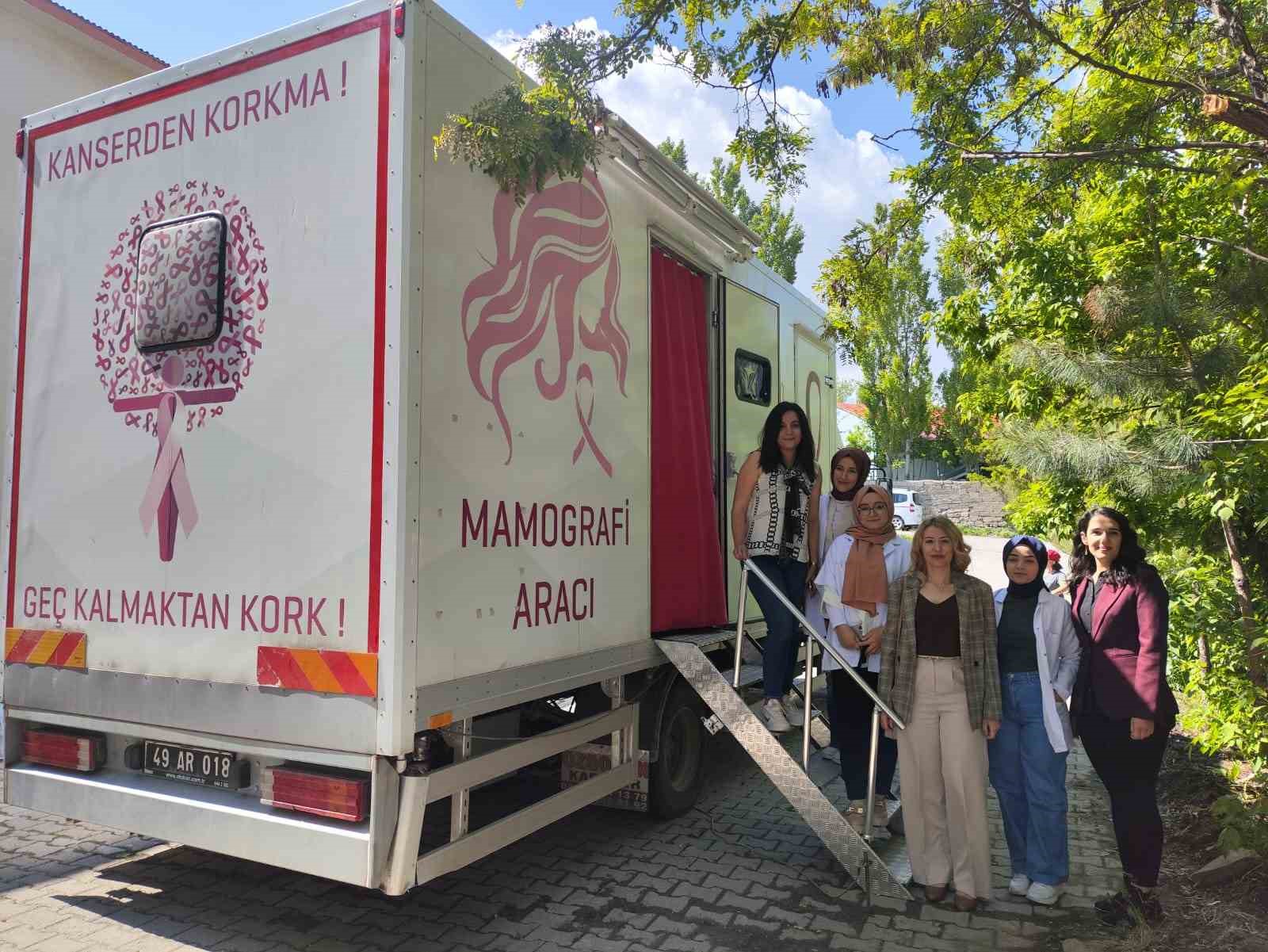 “Mobil Mamografi Aracı” Bulanık’ta