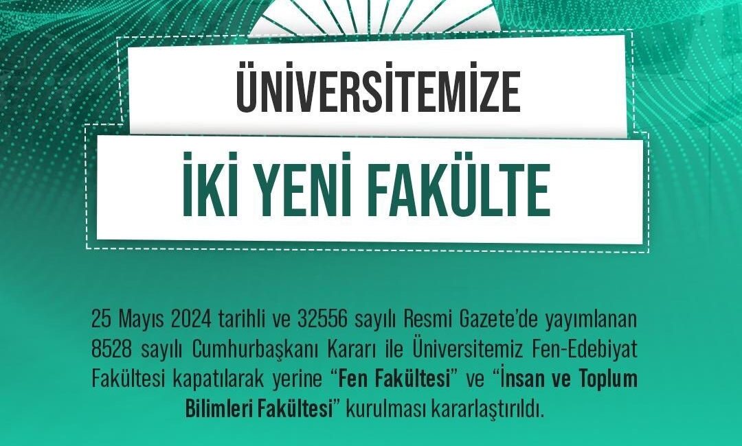 NİĞDE ÖMER HALİSDEMİR ÜNİVERSİTESİNE