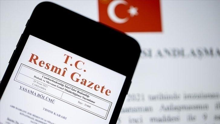Cumhurbaşkanı Recep Tayyip Erdoğan’ın imzasıyla Resmi