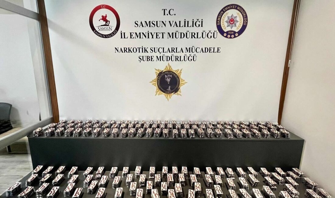 SAMSUN'DA NARKOTİK POLİSİ TATAFINDAN