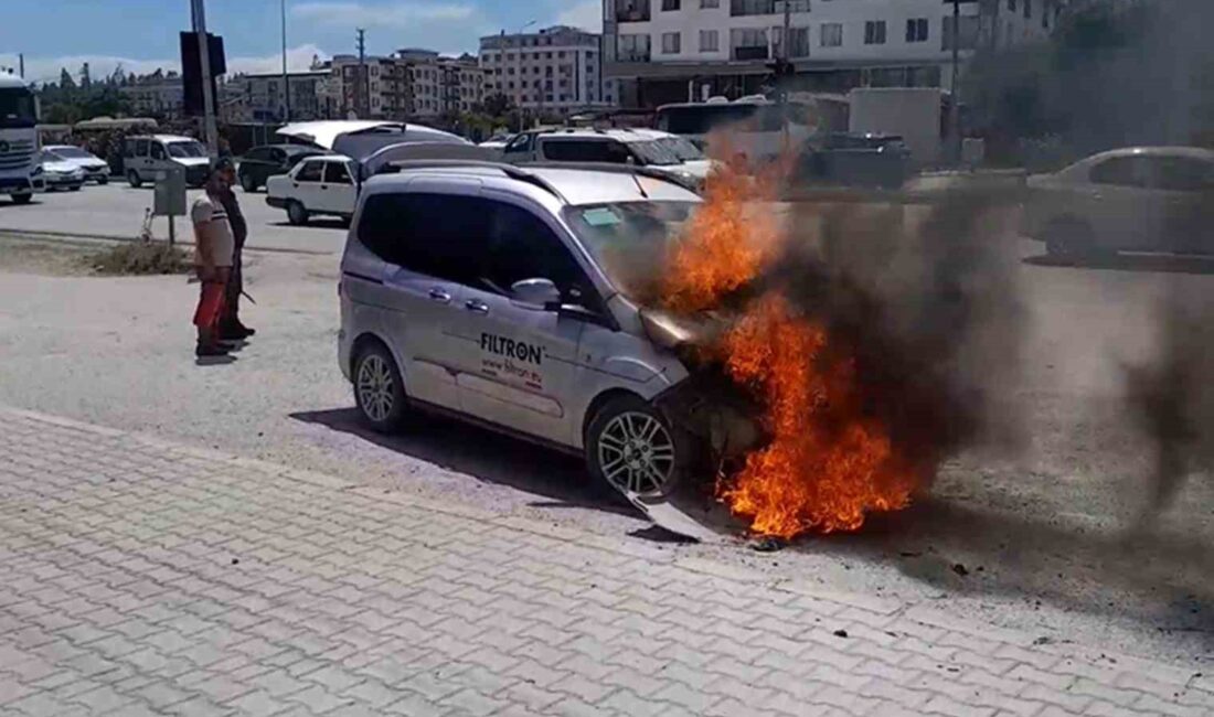 HATAY’DA SEYİR HALİNDEYKEN YANMAYA