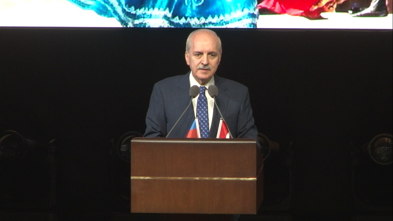 TBMM BAŞKANI NUMAN KURTULMUŞ, AZERBAYCAN’IN ERMENİSTAN ÜZERİNDEKİ SİYASİ, ASKERİ VE