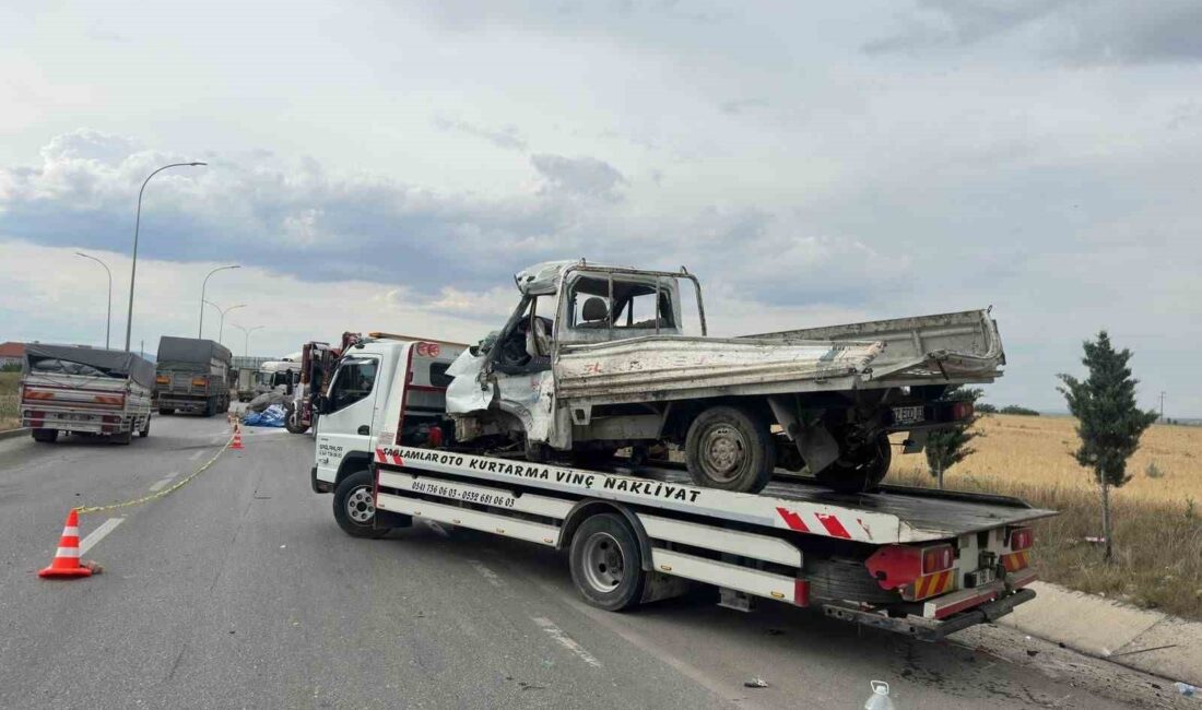 AFYONKARAHİSAR’DA UN YÜKLÜ TIR