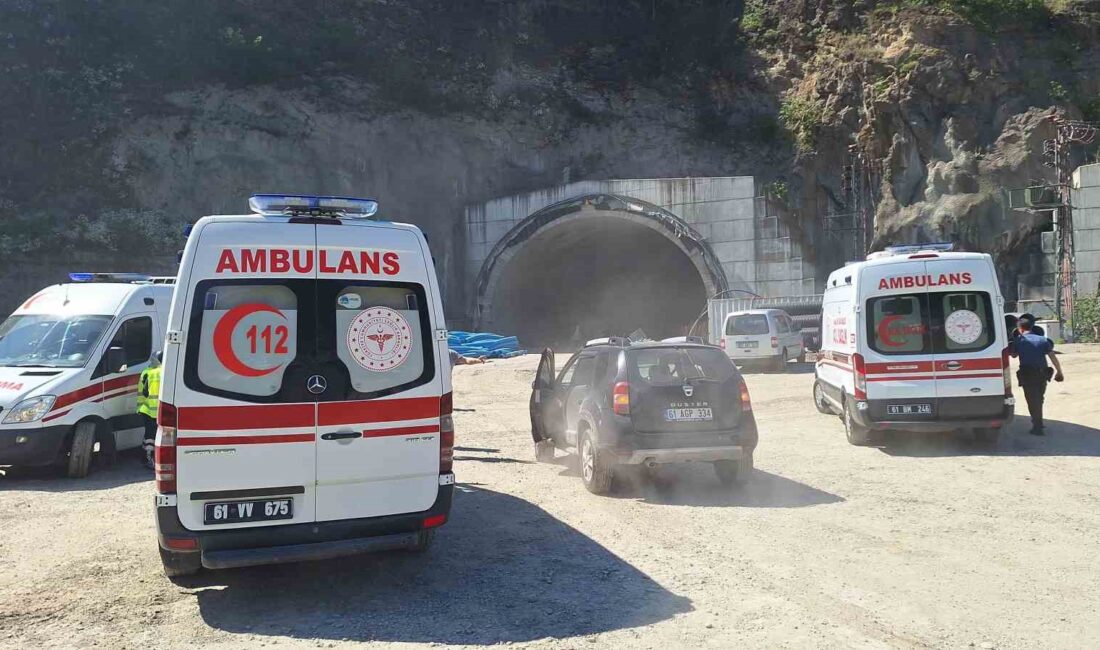 TRABZON’UN ORTAHİSAR İLÇESİNDE TÜNEL