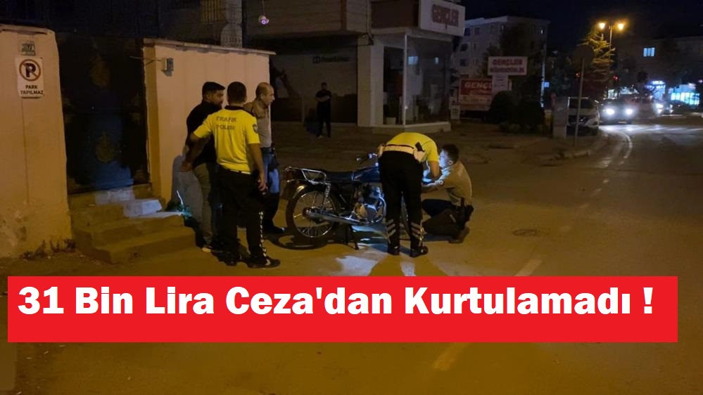 Dur ihtarına uymadı, korkudan motosikleti bırakıp kaçtı