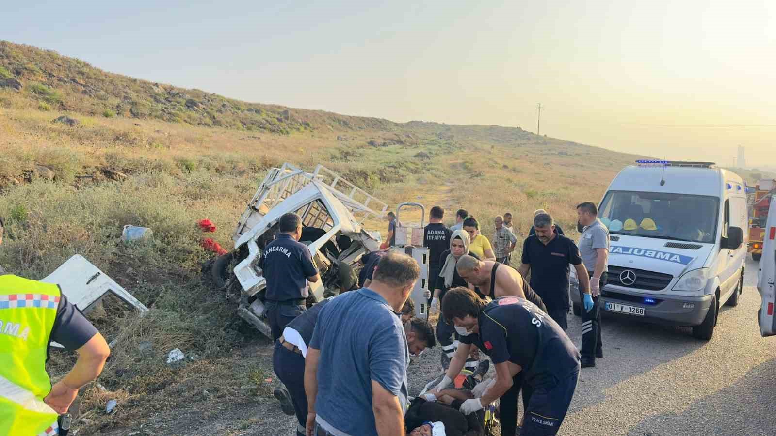 Adana’da trafik kazası: 3 ölü, 2 yaralı