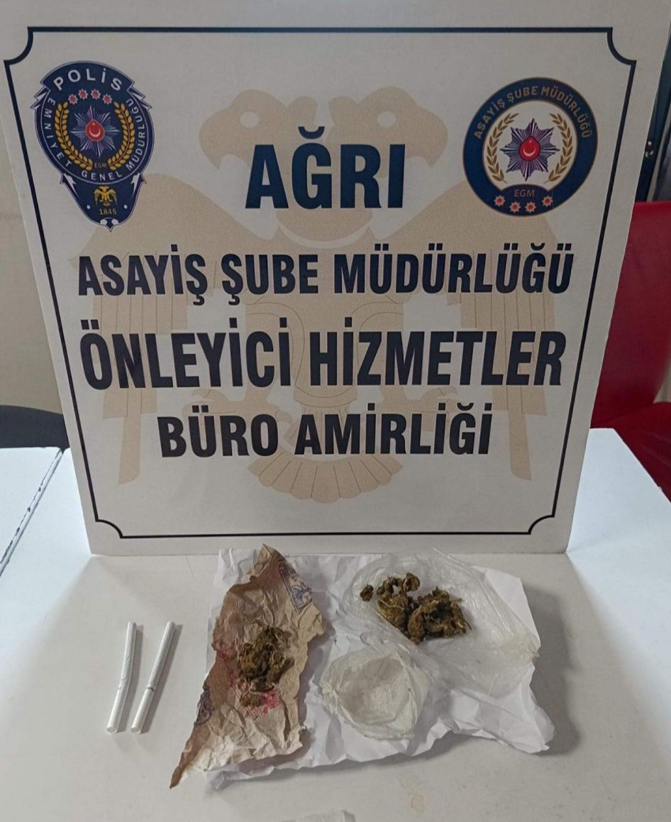 Ağrı’da uyuşturucu operasyonu