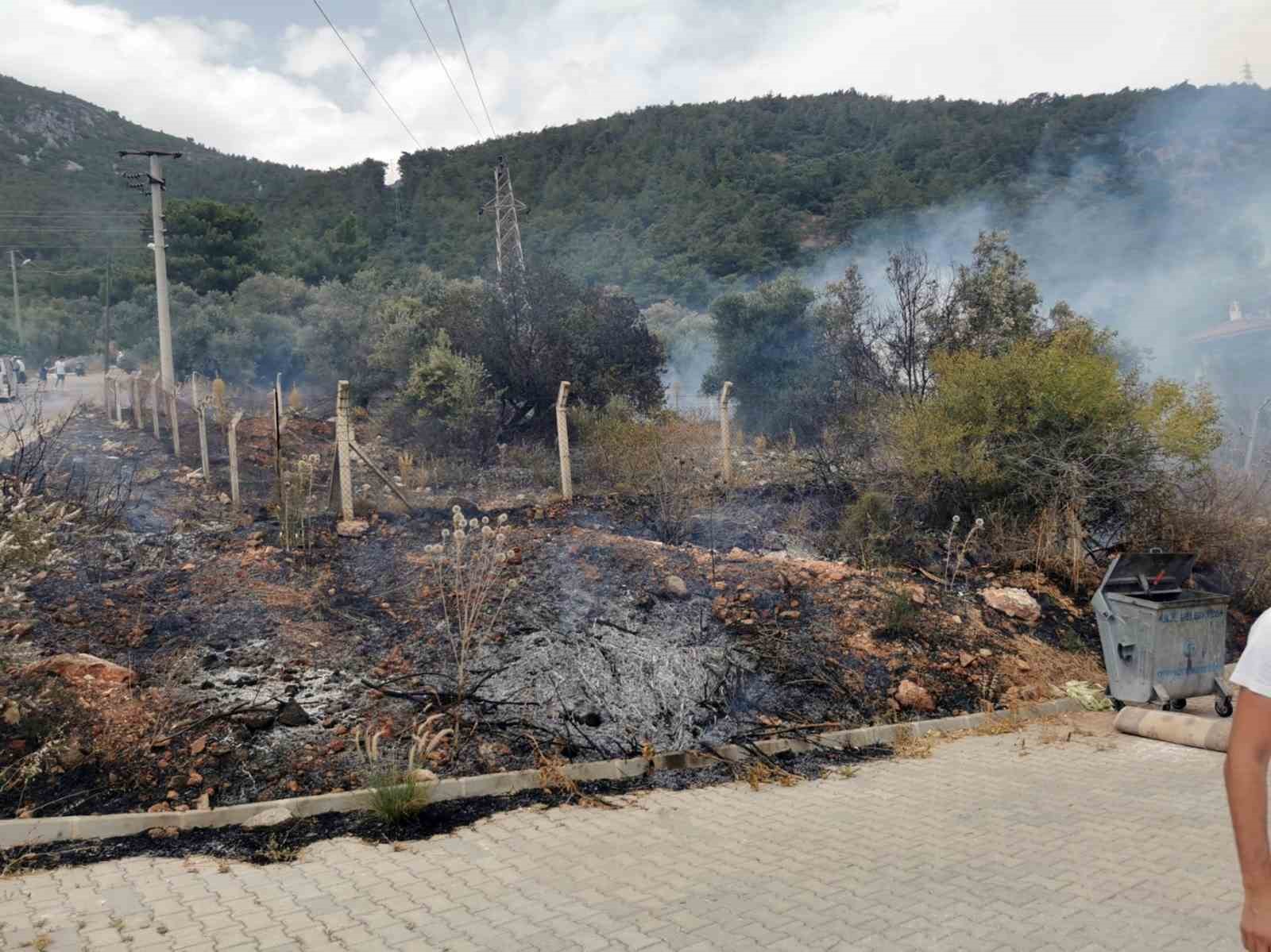 Akyaka’daki yangın kısa sürede söndürüldü