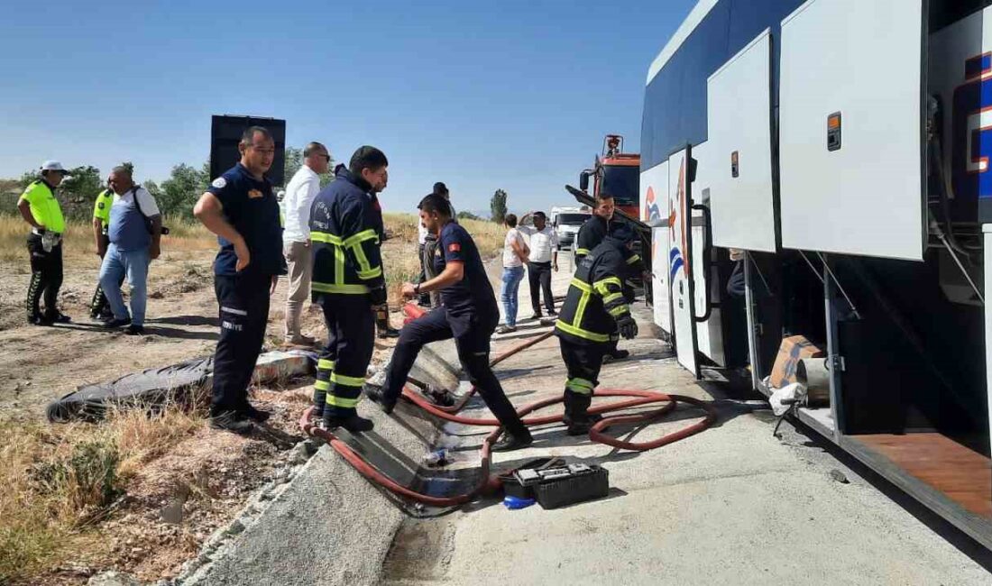 AMASYA’DA BİR YOLCU OTOBÜSÜNDE