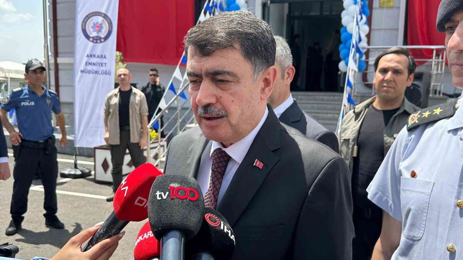 ANKARA VALİSİ VASİP ŞAHİN AÇIKLAMALARDA BULUNDU