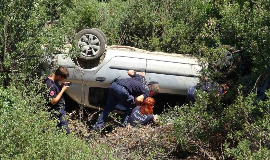 ANTALYA'DA BİR ARAÇ YAKLAŞIK