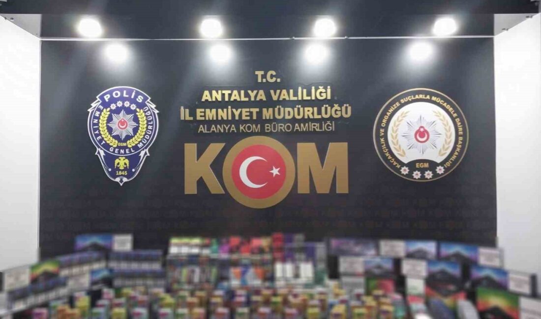 ANTALYA'DA KAÇAKÇILIKLA MÜCADELE KAPSAMINDA