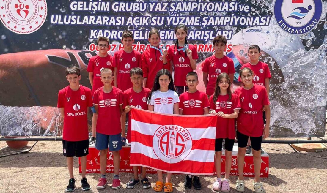 ANTALYASPOR YÜZME TAKIMINDAN 7