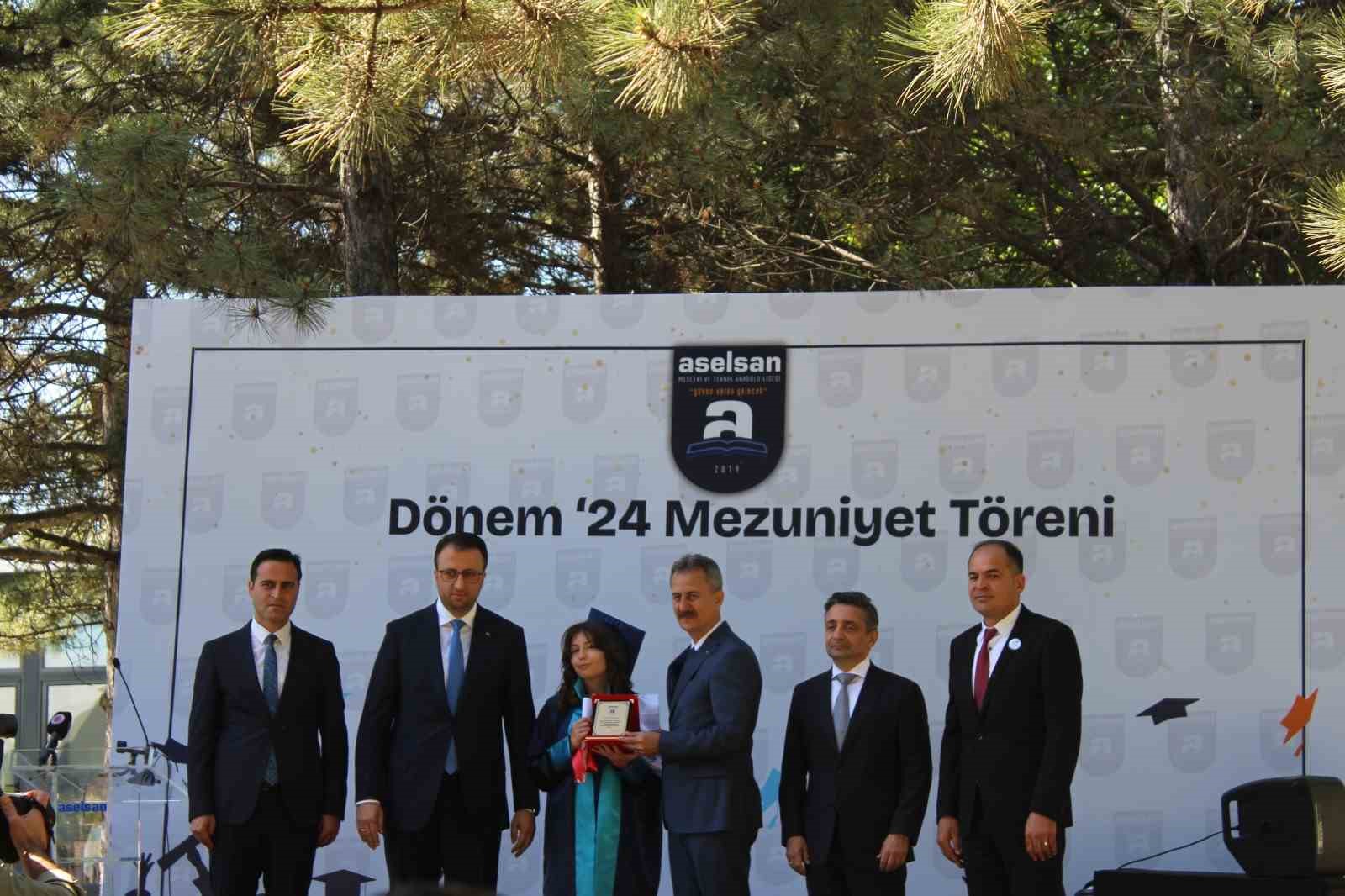 ASELSAN MESLEKİ VE TEKNİK ANADOLU LİSESİ (MTAL) İLK MEZUNLARINI VERDİ.