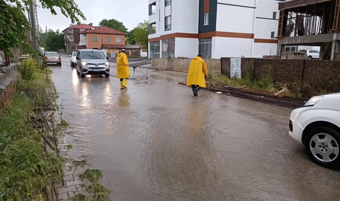 KAYSERİ'NİN BÜNYAN İLÇESİNDE SAĞANAK