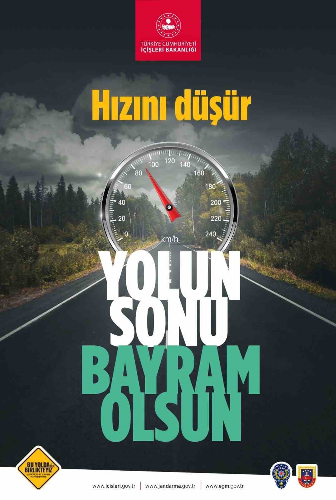 İÇİŞLERİ BAKANI ALİ YERLİKAYA:"EMNİYET VE JANDARMA TRAFİK EKİPLERİMİZCE 6-14 HAZİRAN