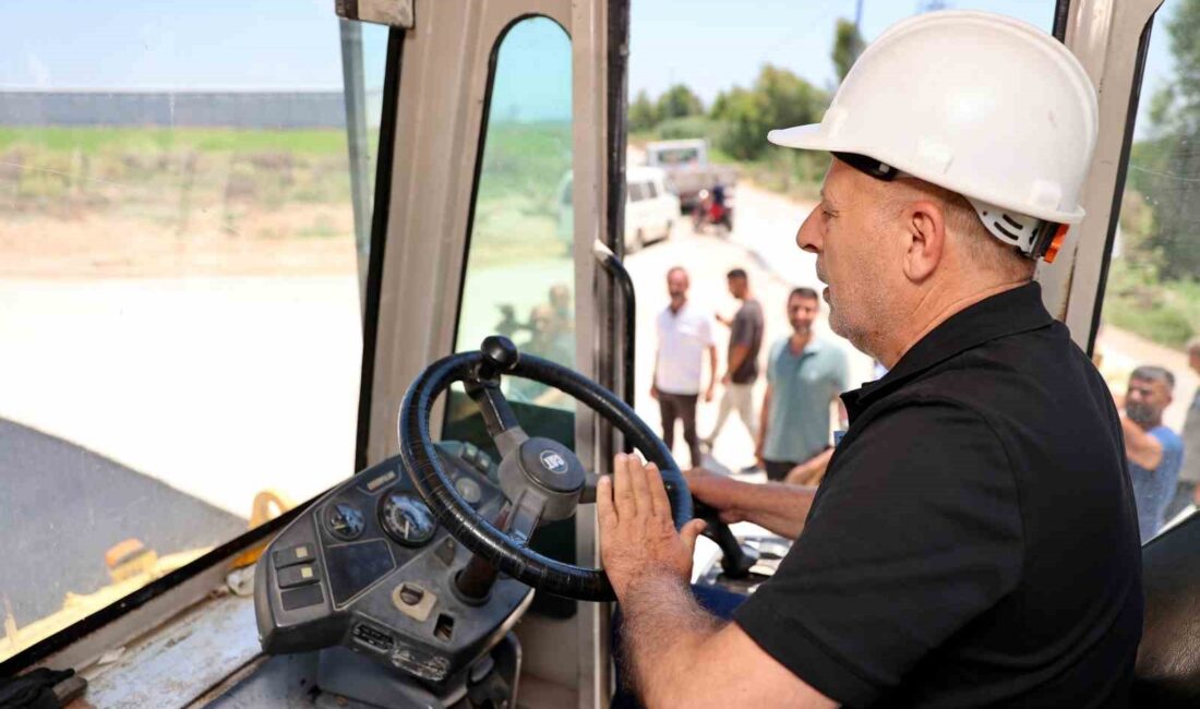 ADANA'DA ASFALT ÇALIŞMALARINI YERİNDE