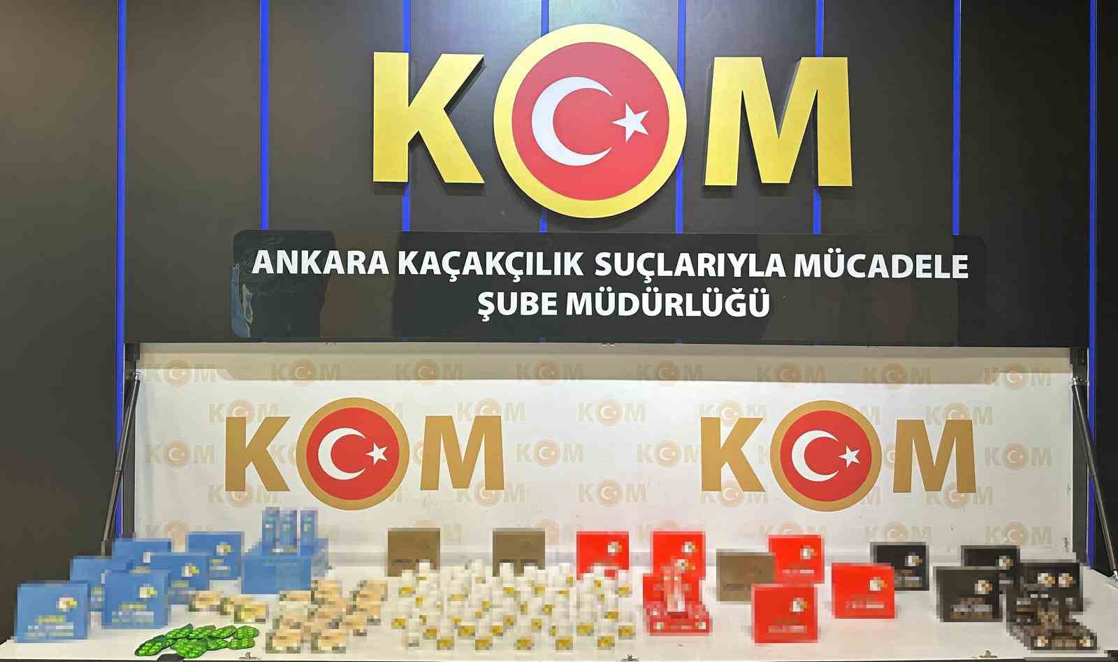 ANKARA’DA İKİ FARKLI ADRESE DÜZENLENEN OPERASYON KAPSAMINDA 3 BİN 520