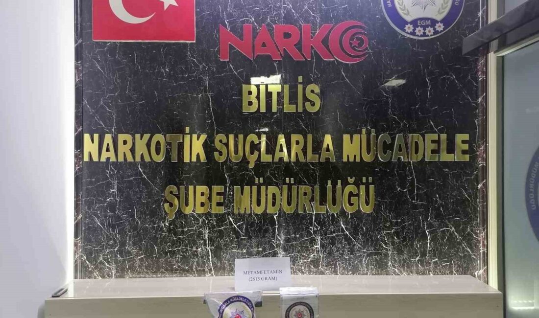 BİTLİS’TE DURUMUNDAN ŞÜPHELENİLEREK DURDURULAN