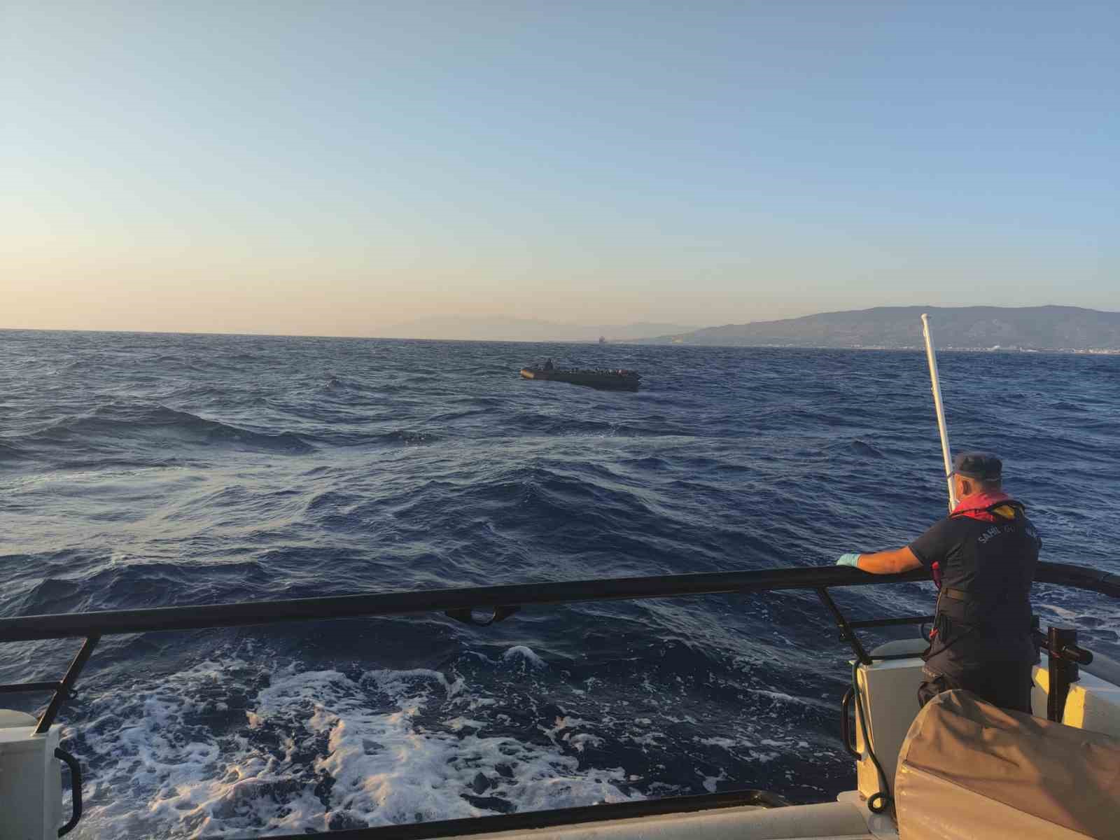 Bodrum’da 57 düzensiz göçmen kurtarıldı, 36’sı yakalandı