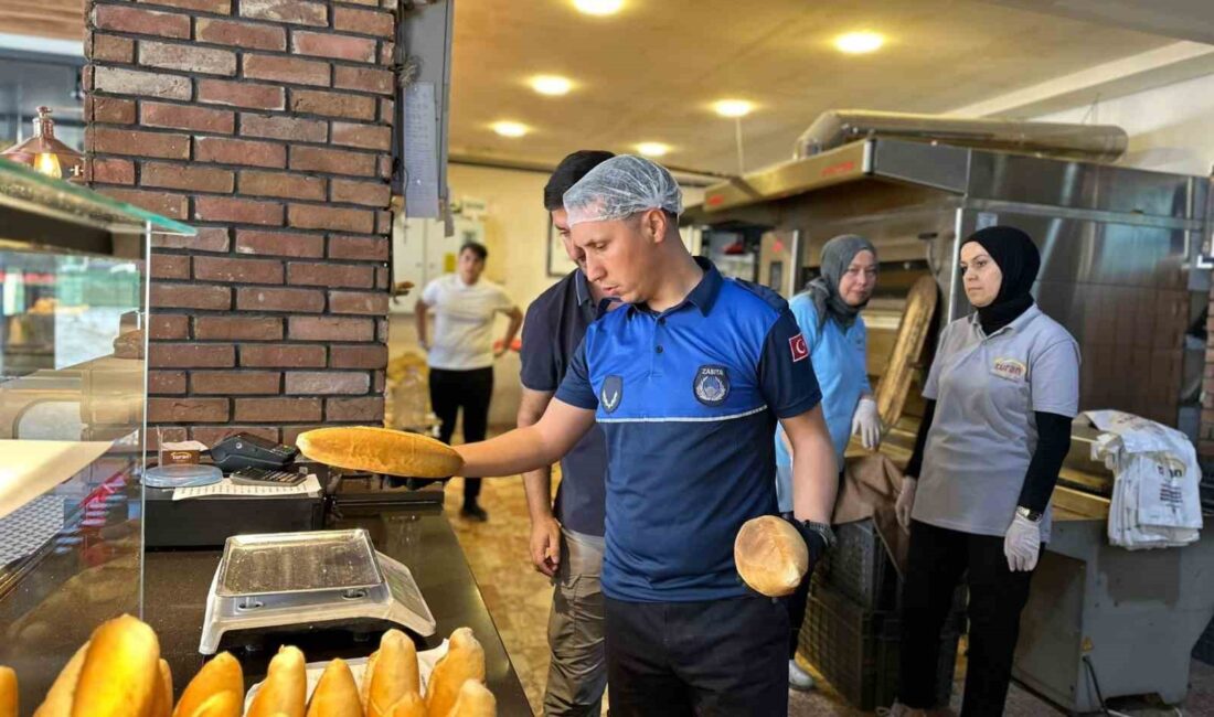 BOZÜYÜK’TE ZABITA EKİPLERİNDEN EKMEKLERE