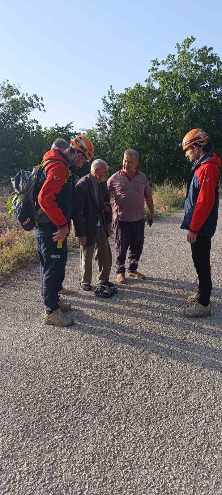 Burdur’da kaybolan Alzheimer hastası yaşlı adam AFAD tarafından bulundu