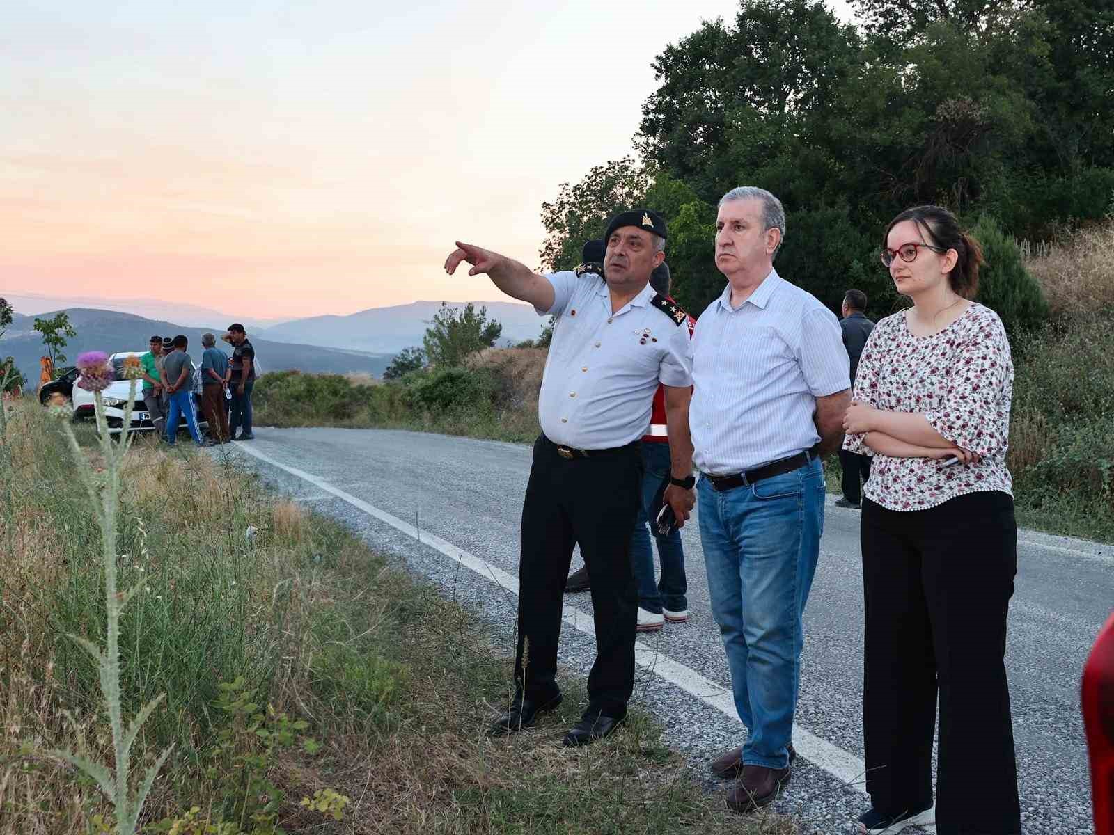 Bursa’daki orman yangını devam ediyor