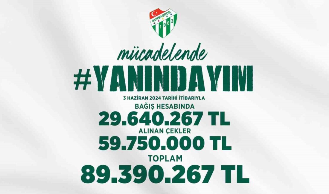 BURSASPOR KULÜBÜ, YAPILAN BAĞIŞLARI