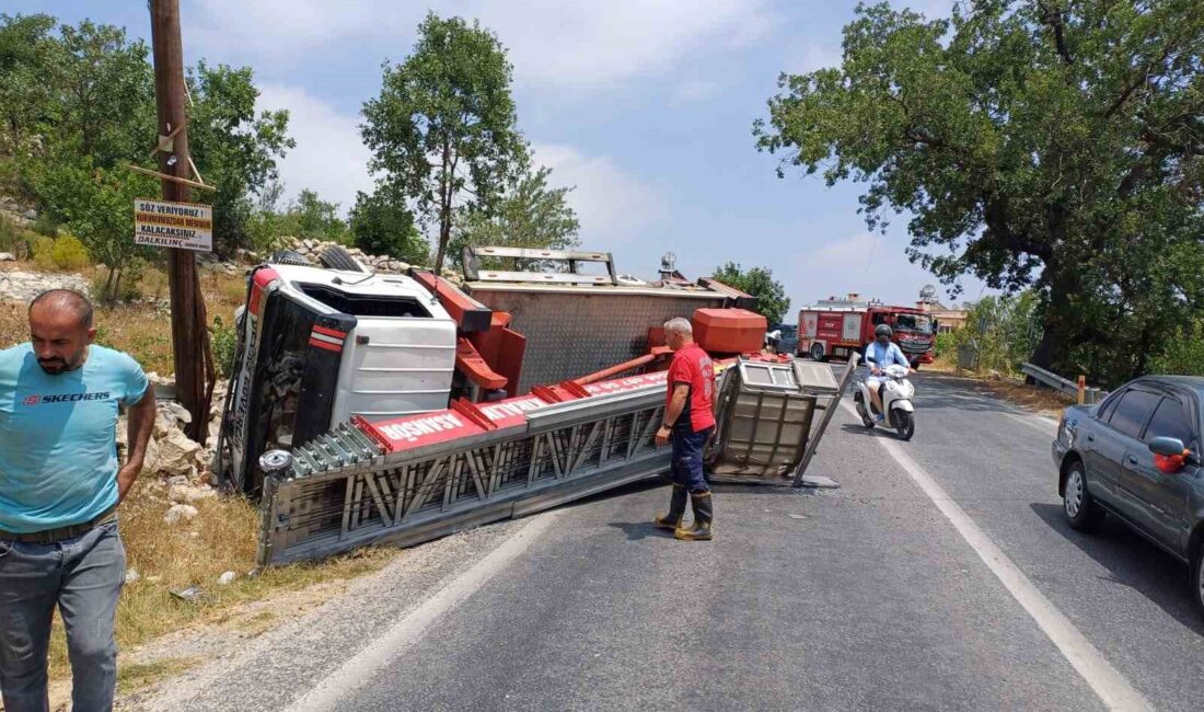 ÇAMLIYAYLA'DA TRAFİK KAZASINDA 1