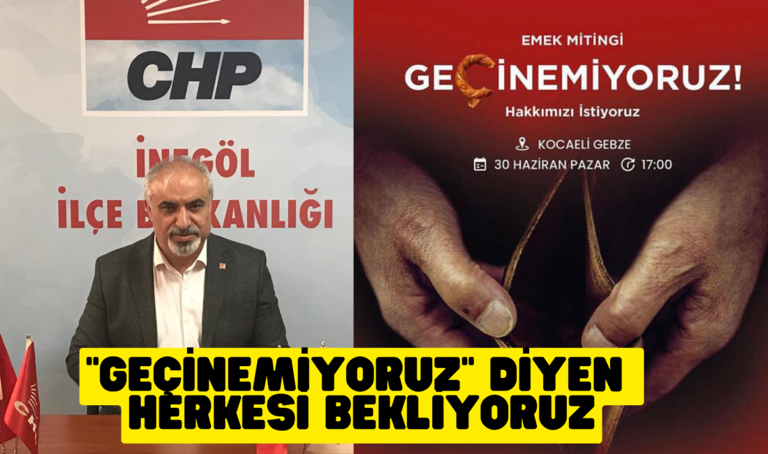 CHP’nin Pazar günü Gebze’de