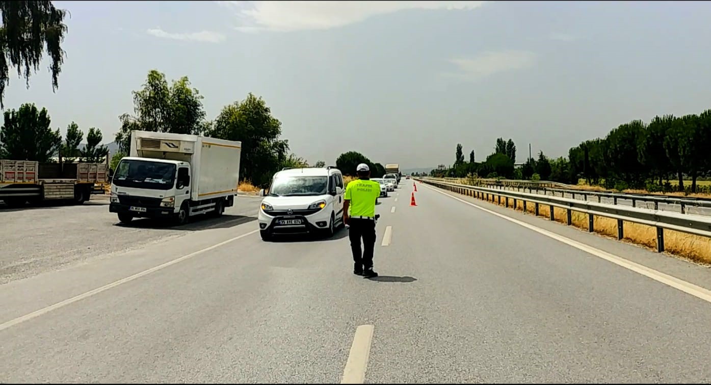 Çine’de bayram tatili trafik denetimleri artırıldı