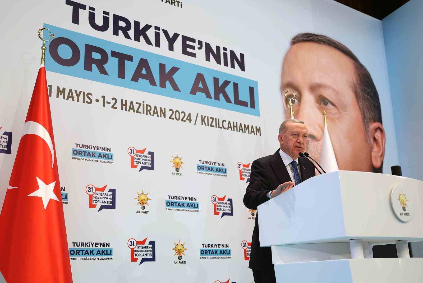 CUMHURBAŞKANI RECEP TAYYİP ERDOĞAN, PARTİSİNİN KIZILCAHAMAM’DA DÜZENLENDİĞİ ‘31. İSTİŞARE VE