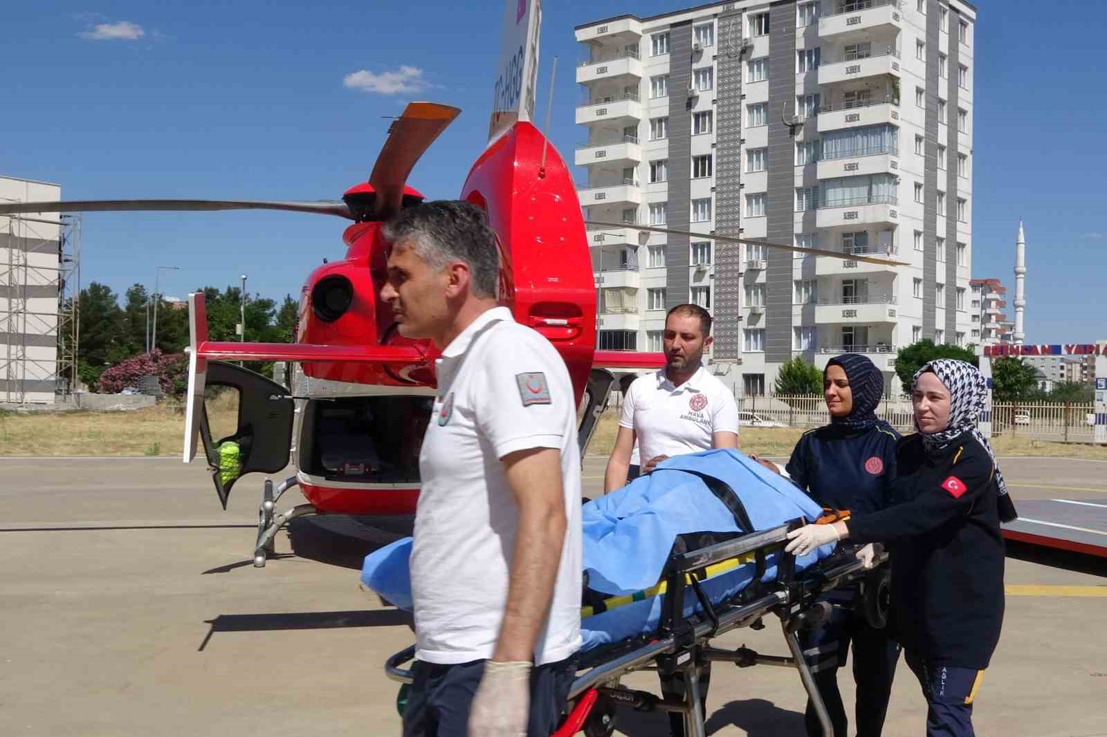 Diyarbakır’da attan düşen şahıs başından yaralandı