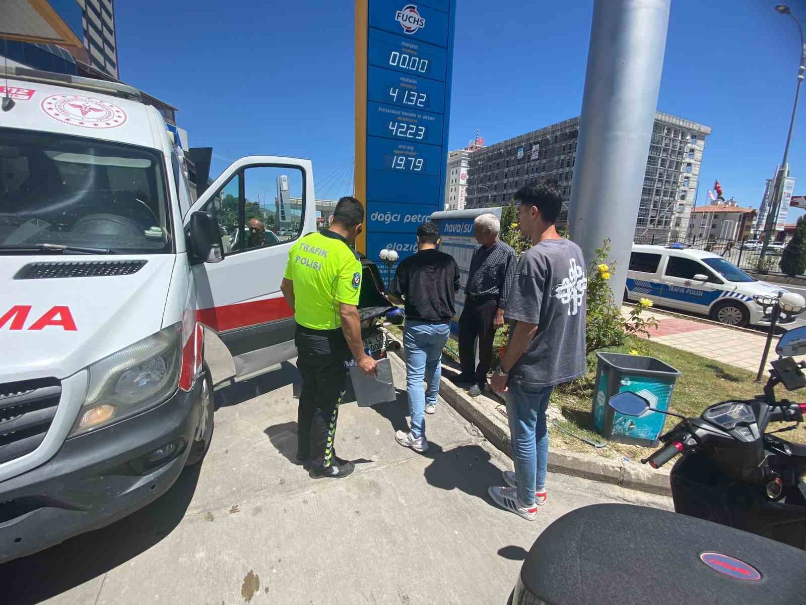 Elazığ’da trafik kazası : 1 yaralı